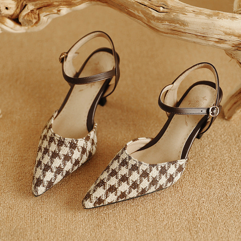 Milas Leather Heels — Hopeforwho (view 8)