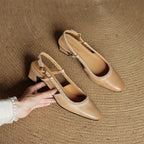 Soravina Leather Heels — Hopeforwho (view 11)