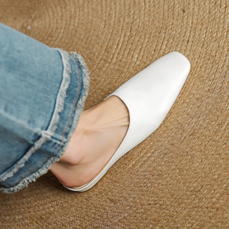 Ariana Leather Mules — Hopeforwho (view 7)