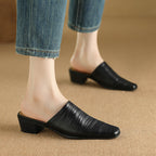 Sorrento Genuine Leather Mules — Hopeforwho (view 10)