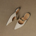 Vieste Genuine Leather Mules — Hopeforwho (view 6)