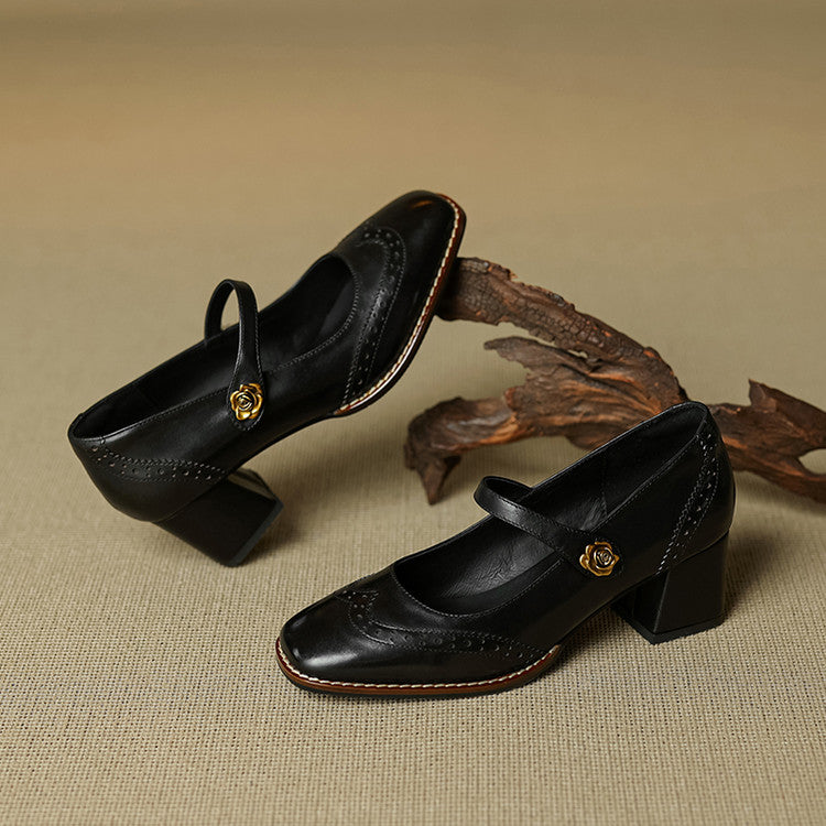 Messina Leather Heels — Hopeforwho (view 11)