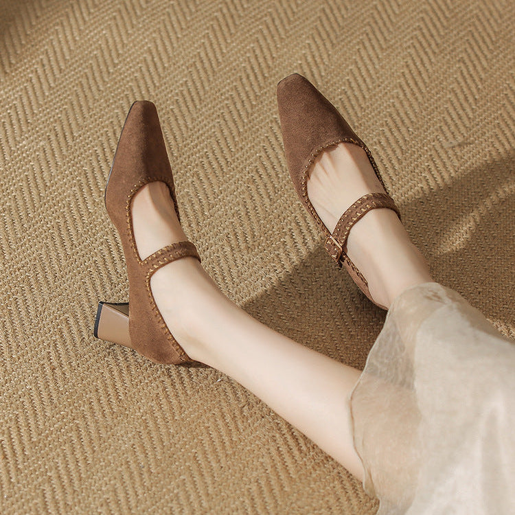 Capri Suede Heels — Hopeforwho (view 3)