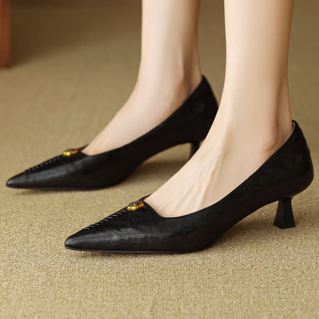 Women's Mary Ann Leather Heels