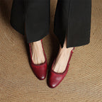 Soravina Leather Heels — Hopeforwho (view 3)