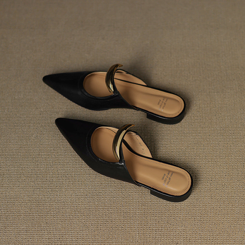 Vieste Genuine Leather Mules — Hopeforwho (view 3)