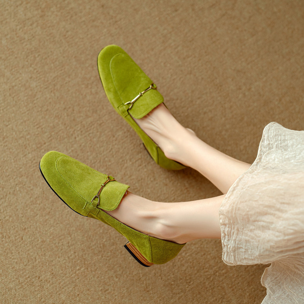 Maristelle Suede Loafers — Hopeforwho (view 7)