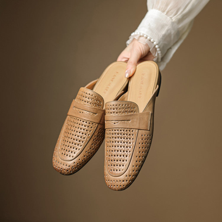 Winslet Leather Mules — Hopeforwho (view 4)