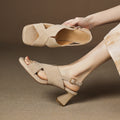 Nora Suede Heels — Hopeforwho