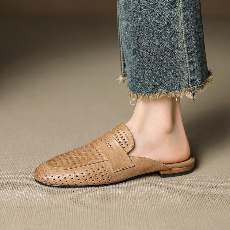 Winslet Leather Mules — Hopeforwho (view 2)