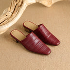 Sorrento Genuine Leather Mules — Hopeforwho (view 5)