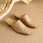 Sorrento Genuine Leather Mules — Hopeforwho (view 9)
