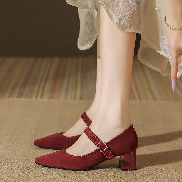Capri Suede Heels — Hopeforwho (view 7)