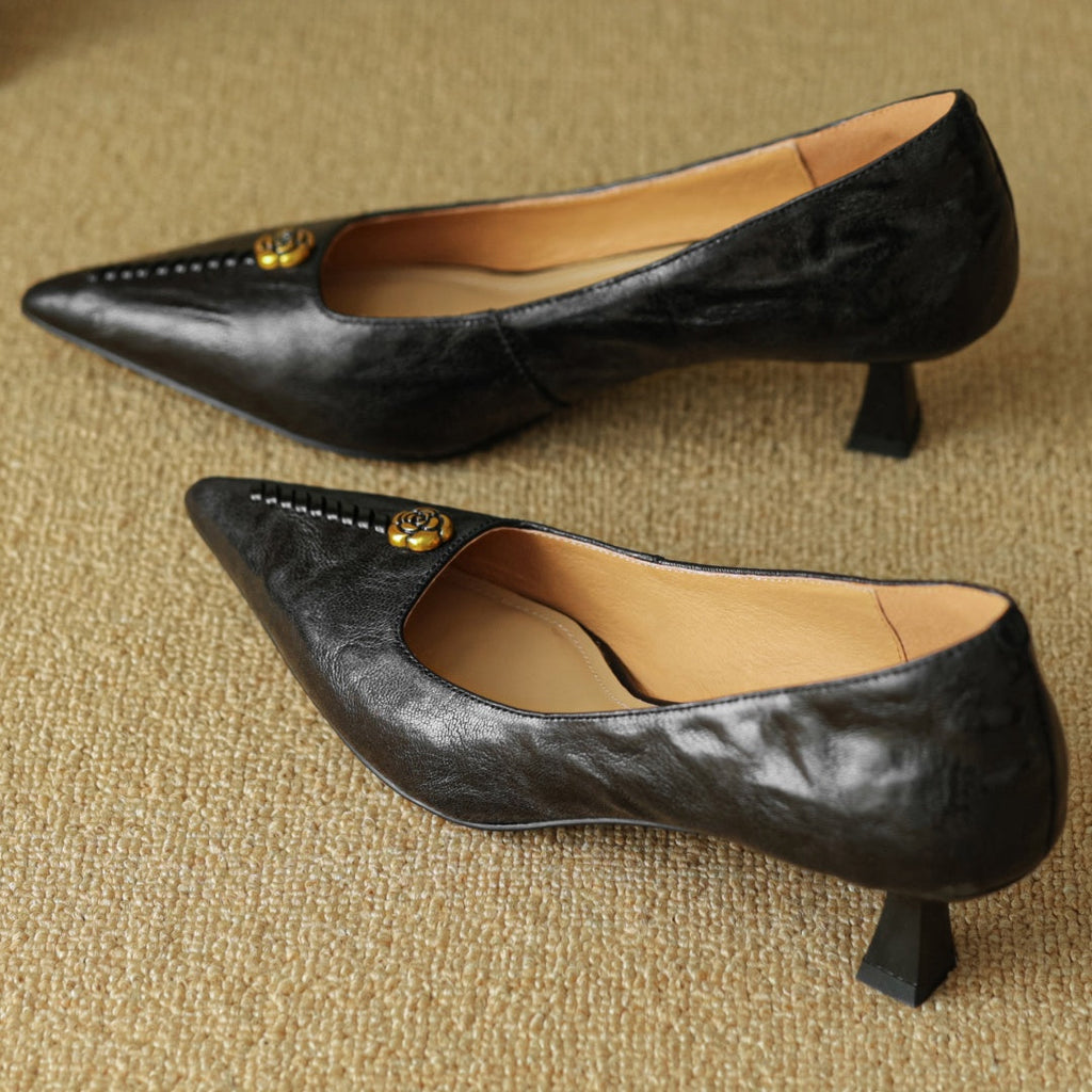 Women's Mary Ann Leather Heels
