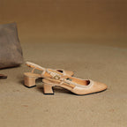 Soravina Leather Heels — Hopeforwho (view 12)