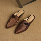 Lotus Suede Heels — Hopeforwho (view 8)