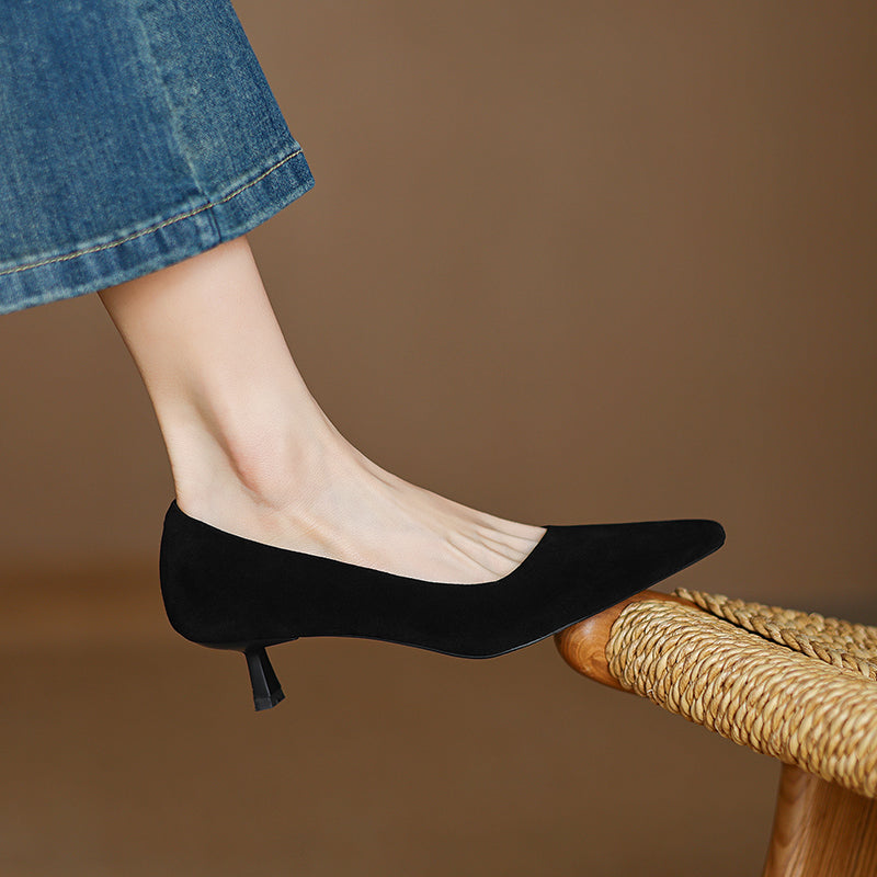 Lecia Suede Pumps — Hopeforwho (view 7)
