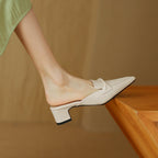 Victoria Leather Mules — Hopeforwho (view 6)