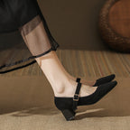 Capri Suede Heels — Hopeforwho (view 10)