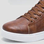 Bastien Leather Sneakers — Hopeforwho (view 2)