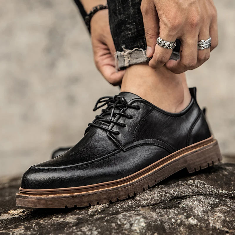 Trenton Leather Shoes — Hopeforwho (view 5)