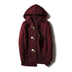 Hooded Cardigan – Men's Wool Blend Knit Sweater | Mason — Hopeforwho (view 6)
