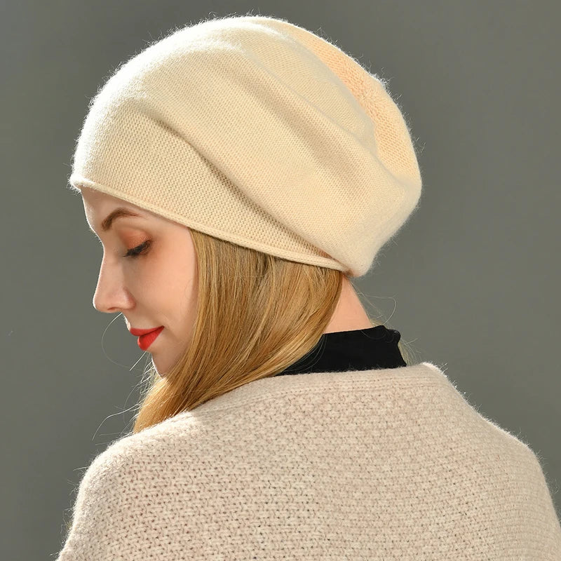 Amara Cashmere Beanie — Hopeforwho (view 3)