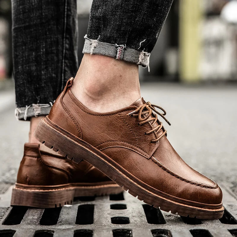 Trenton Leather Shoes — Hopeforwho (view 2)