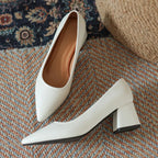 Orlena Leather Heels — Hopeforwho (view 2)