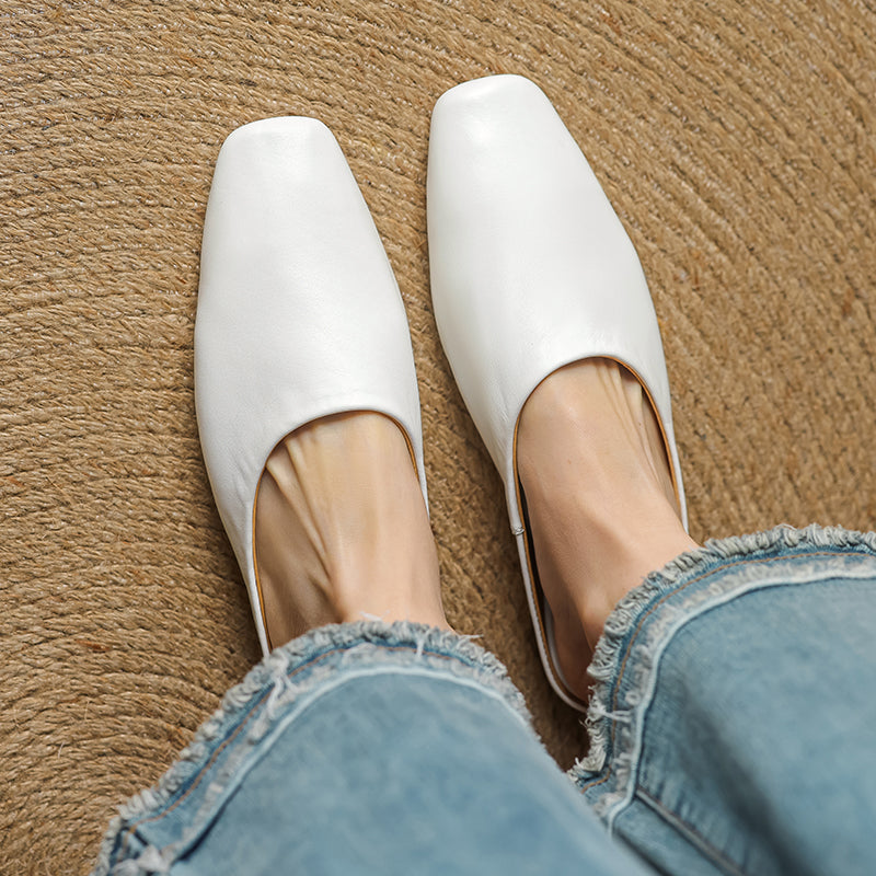 Ariana Leather Mules — Hopeforwho (view 8)