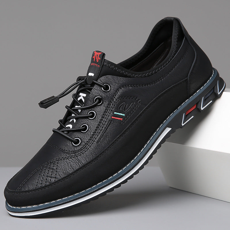 Santino Leather Sneakers — Hopeforwho (view 5)