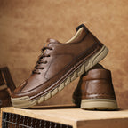 Frontier Leather Sneakers — Hopeforwho (view 3)