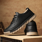 Frontier Leather Sneakers — Hopeforwho (view 9)