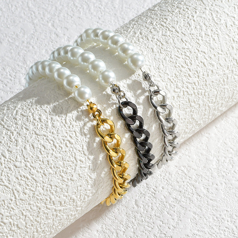 Cuban Pearl Bracelet — Hopeforwho (view 2)