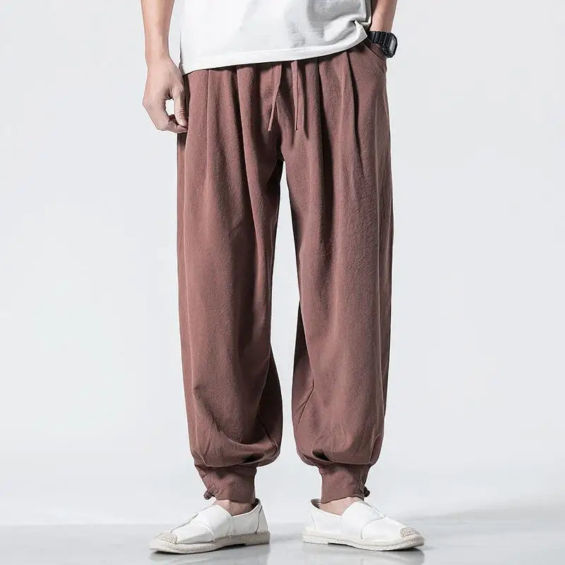 Laguna Linen Joggers — Hopeforwho (view 4)