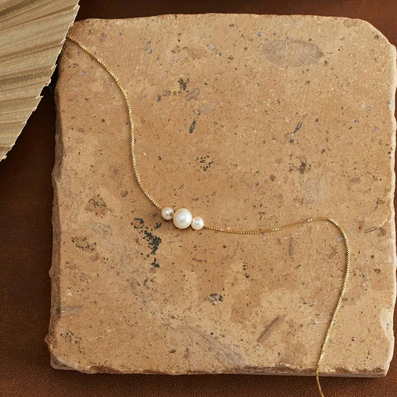 Roselle Pearl Necklace — Hopeforwho (view 10)