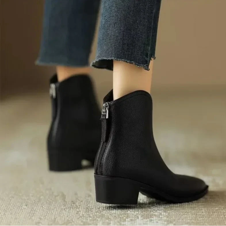 Kensley Leather Boots — Hopeforwho (view 5)
