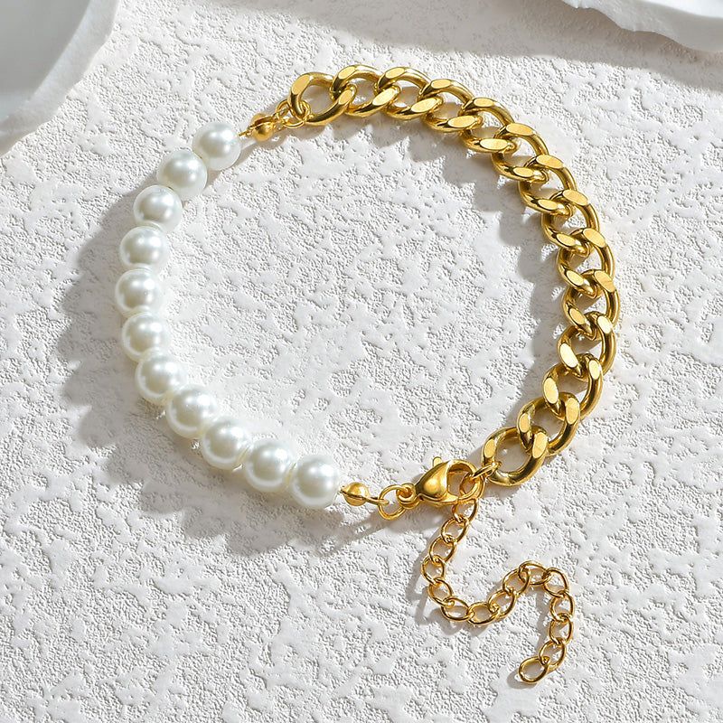 Cuban Pearl Bracelet — Hopeforwho (view 3)
