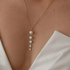 Roselle Pearl Necklace — Hopeforwho (view 7)