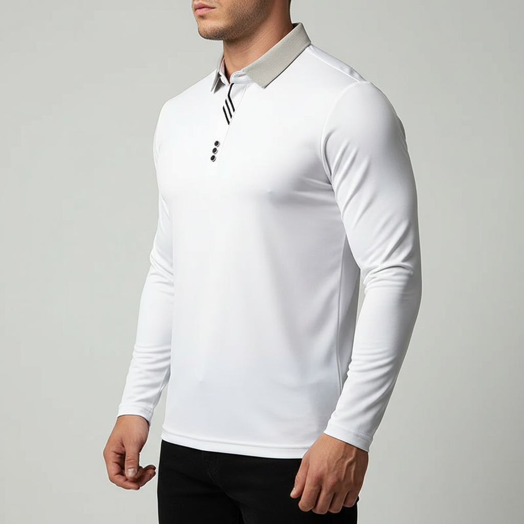 Men's Portofino Long-Sleeve Polo Shirt