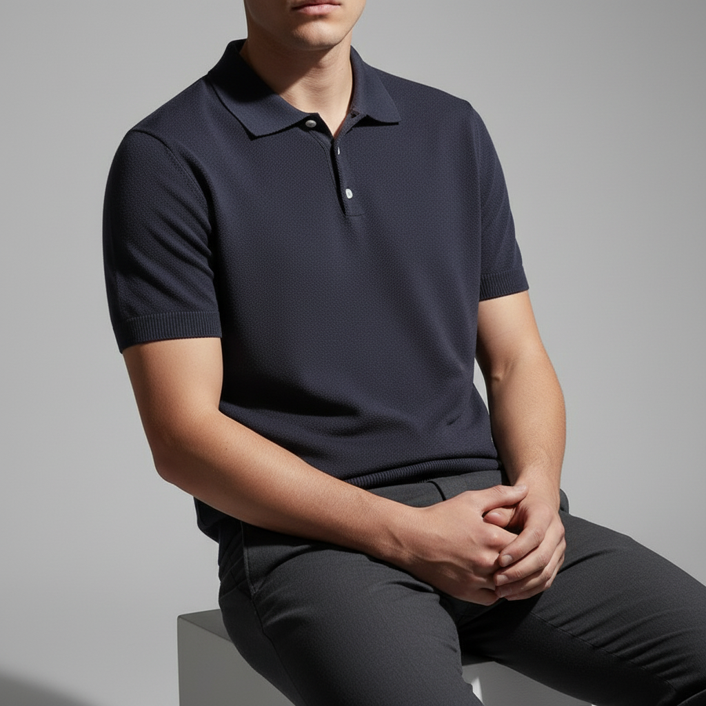 Estate Knit Polo — Hopeforwho (view 10)