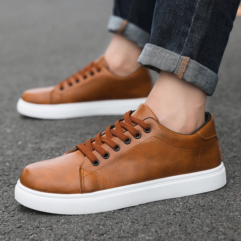 Marcello Leather Sneakers — Hopeforwho