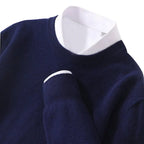 Cashmere Blend Sweater – Men's Soft Knit Pullover | Verano — Hopeforwho (view 5)
