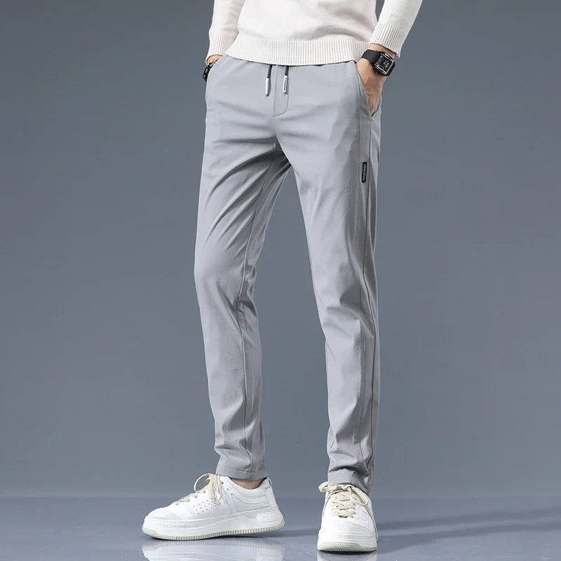 Savoni Slim Fit Cotton Pants — Hopeforwho (view 7)