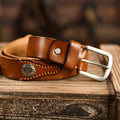 Frontier Cowhide Belt — Hopeforwho (view 2)