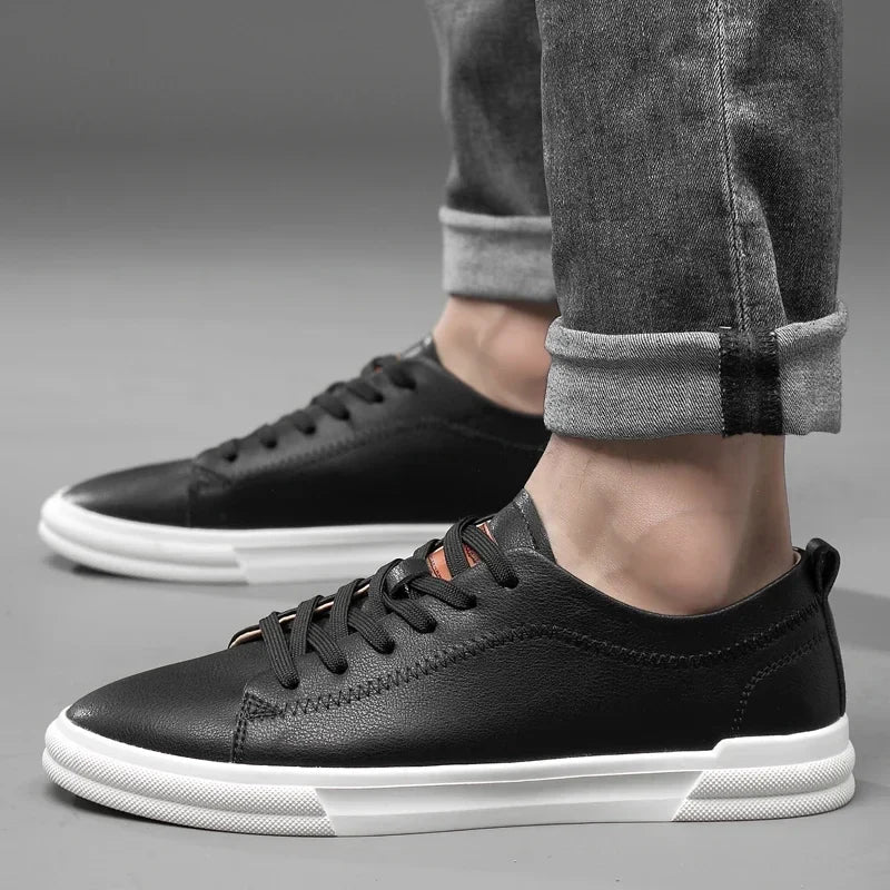 Cassian Leather Sneakers — Hopeforwho (view 9)