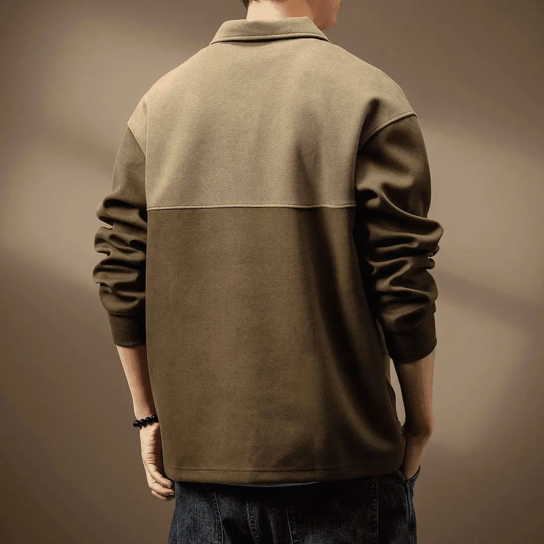 Arlo Prime Long-Sleeve Polo Shirt — Hopeforwho (view 2)