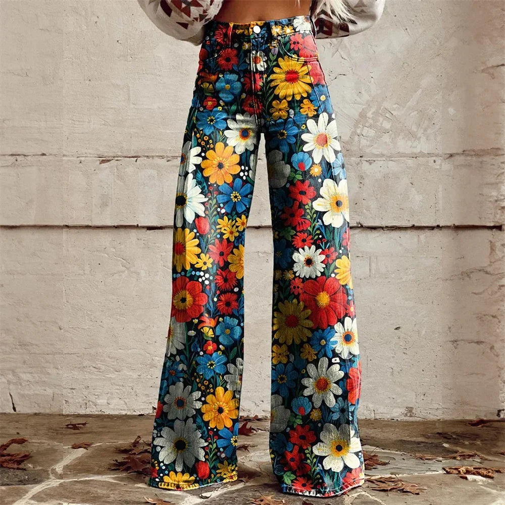 High-Waist Flared Jeans – Women's Wide-Leg Statement Pants | Artemis — Hopeforwho