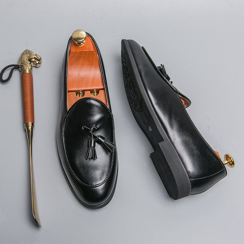 Raffaello Leather Loafers — Hopeforwho (view 7)