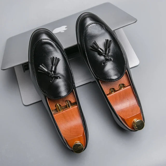 Raffaello Leather Loafers — Hopeforwho (view 5)